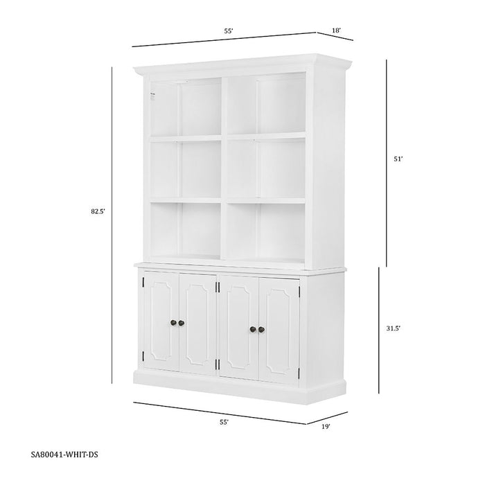 French Country Style Cabinet - White