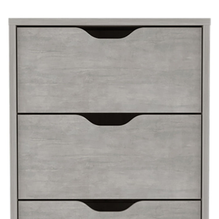 5 Drawer Standard Chest - Gray