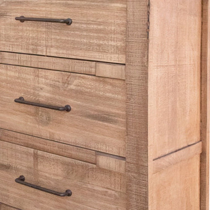 Solid Wood 4 Drawer Chest - Natural