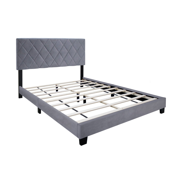 Queen Adjustable Upholstered Bed Modern Minimalist Top Styles