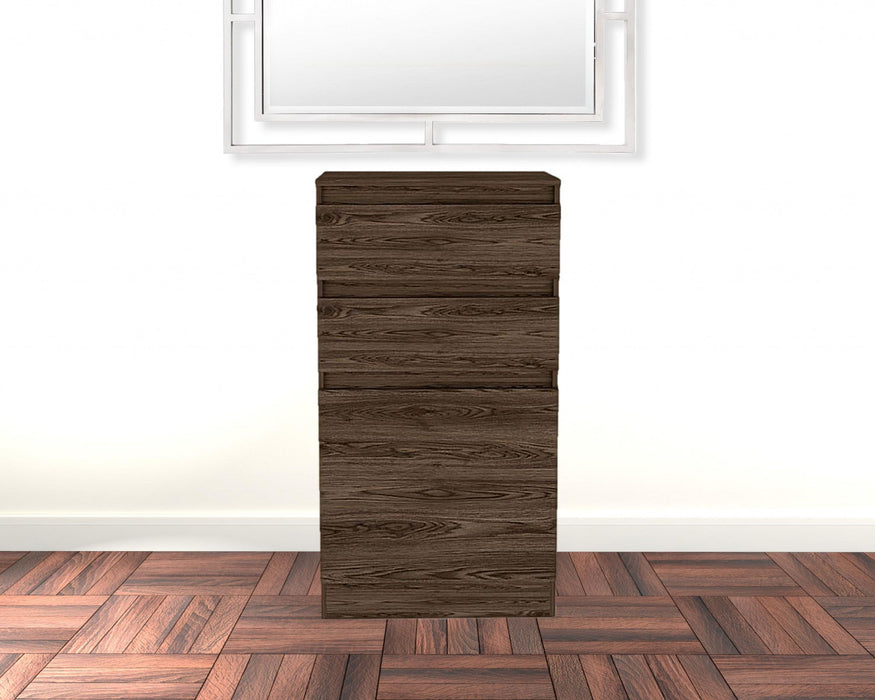 Two Drawer Chest - Dark Walnut