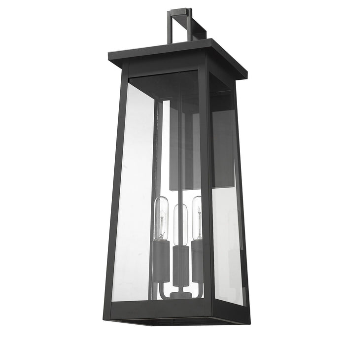 Alden 3 Light Wall Light - Matte Black