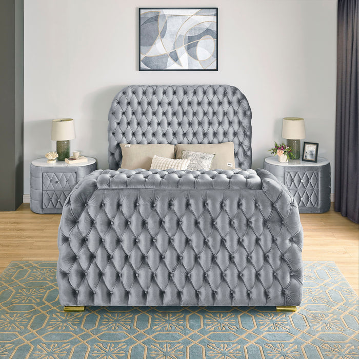 Natalia - King Footboard - Gray