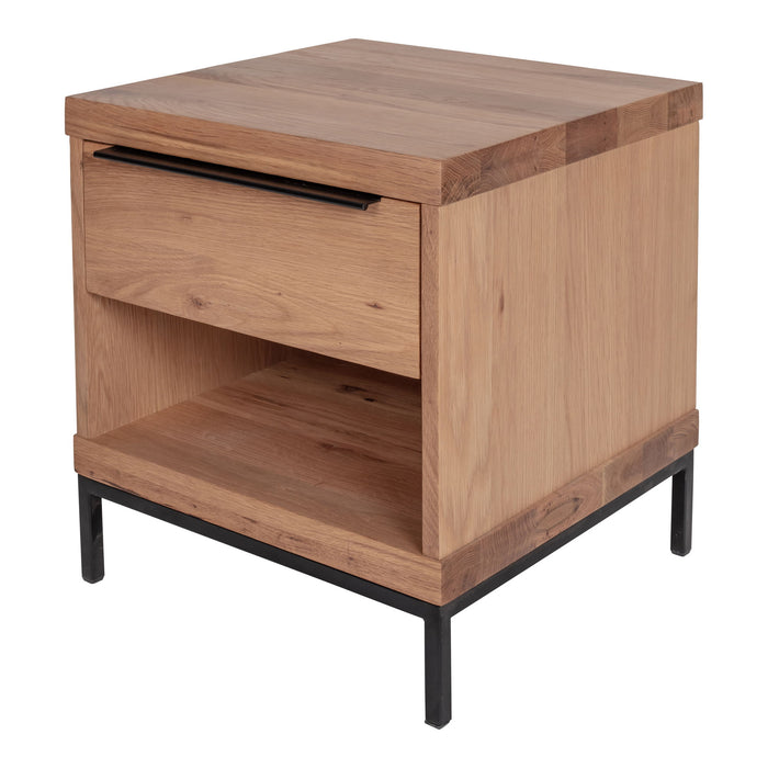 Montego - One Drawer Nightstand - Natural