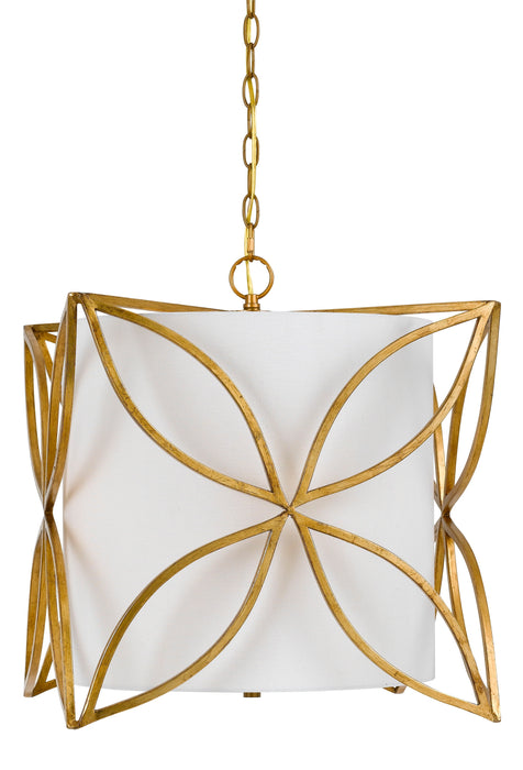 Belton - 19.5" Height Metal Chandelier - French Gold