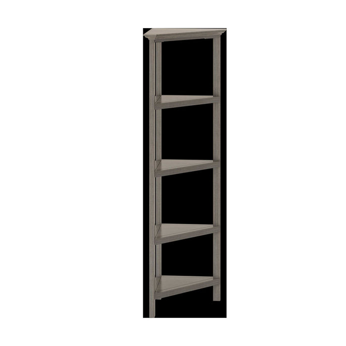 Bookcase With 2 Shelves - Washed Gray