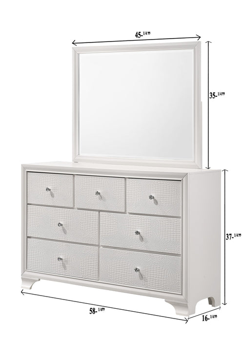 Lyssa - Dresser Top - White