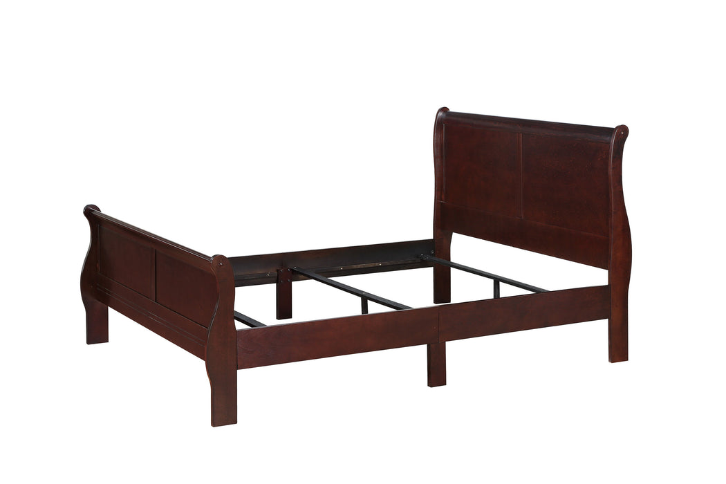 Louis Philip - Full Headboard, Footboard - Cherry