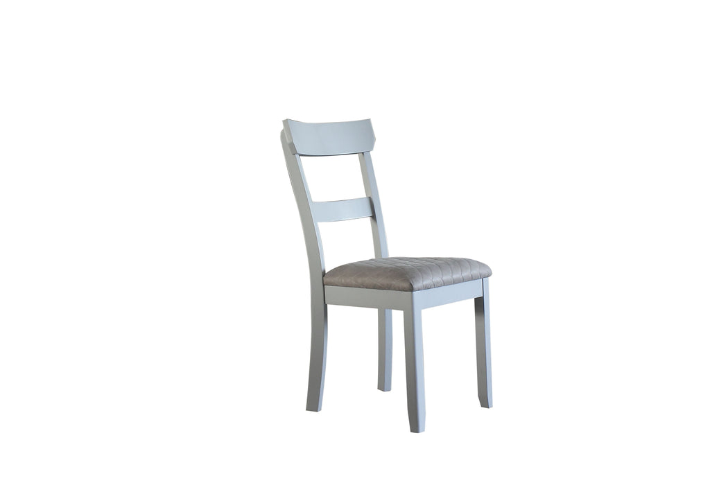 House Marchese - Two Tone Side Chair (Set of 2) - Gray / Pearl Gray