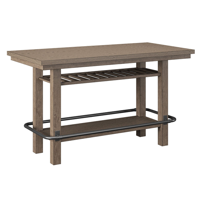 Benti - Bar Height Storage Table - Brown