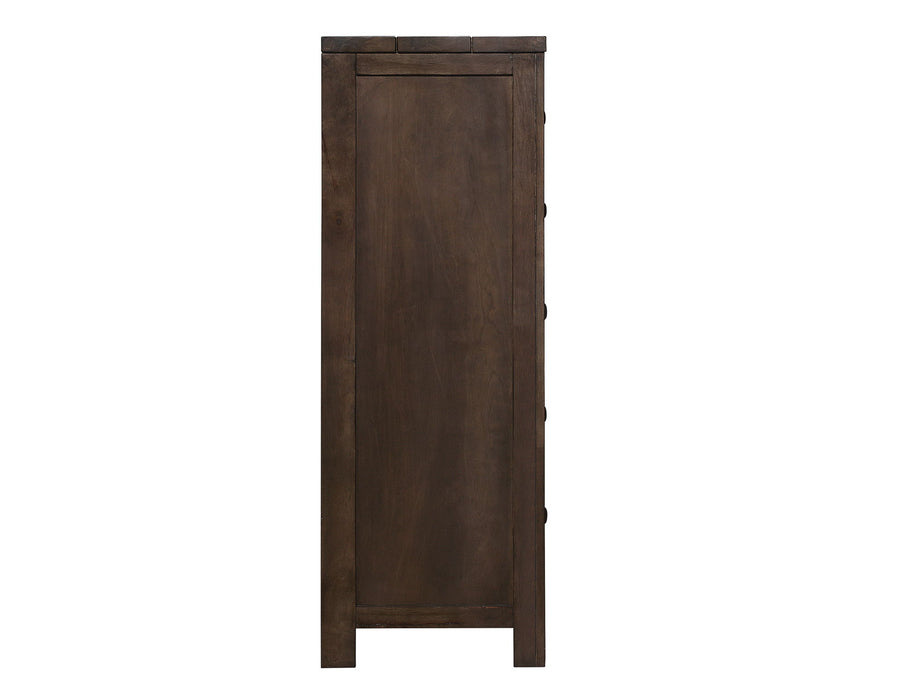 Verna - 5 Drawer Chest - Brown