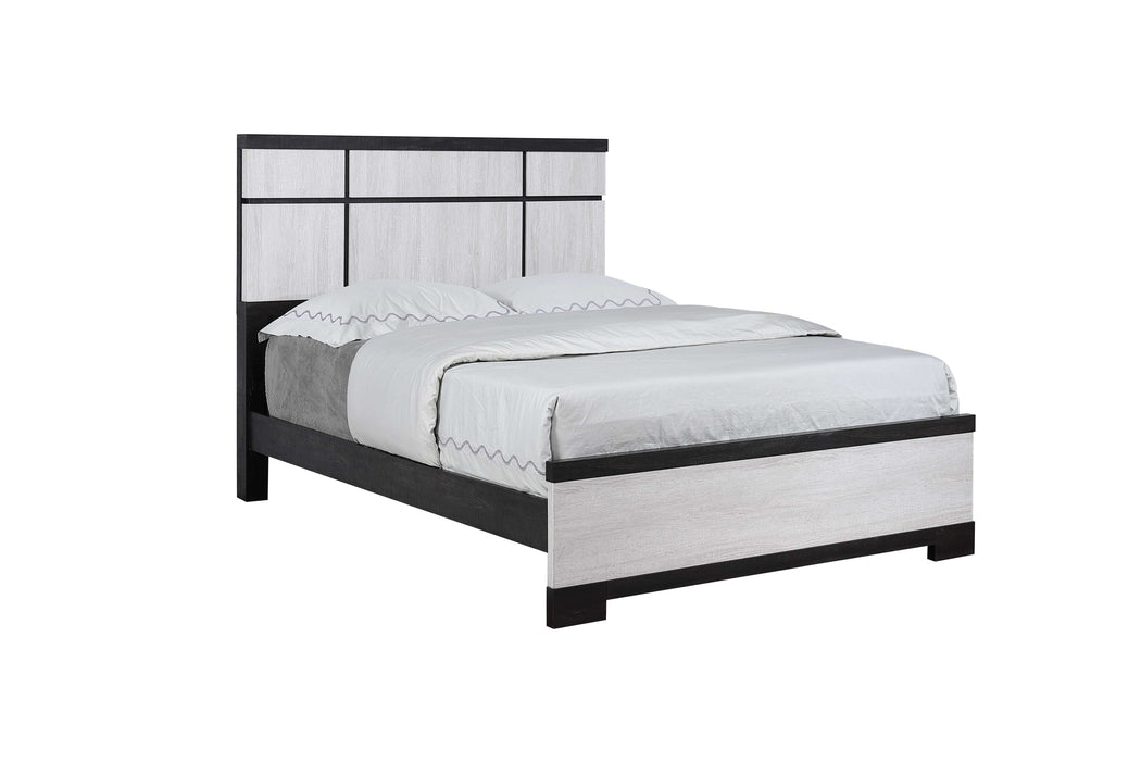 Remington - Queen Headboard/Footboard - Black & White