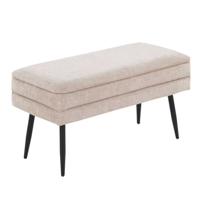 Neapolitan - Contemporary Storage Bench