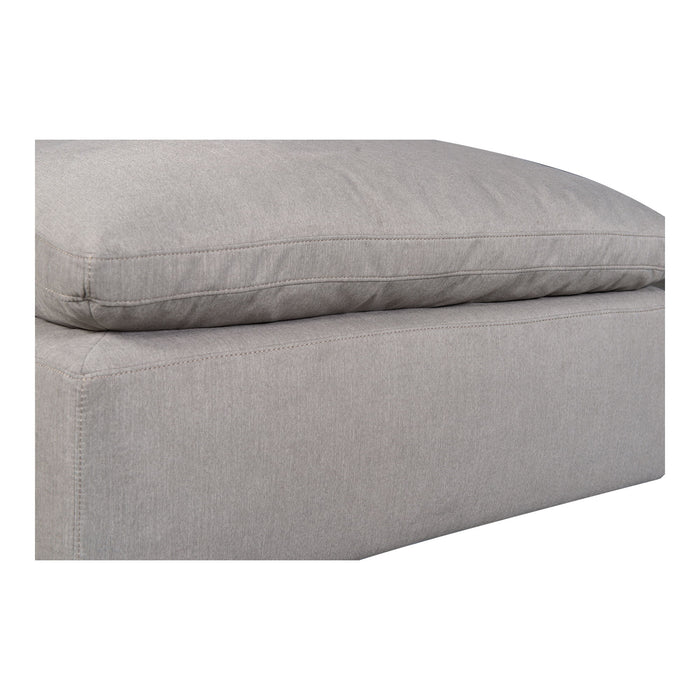 Terra - Condo Ottoman Livesmart Fabric - Light Gray