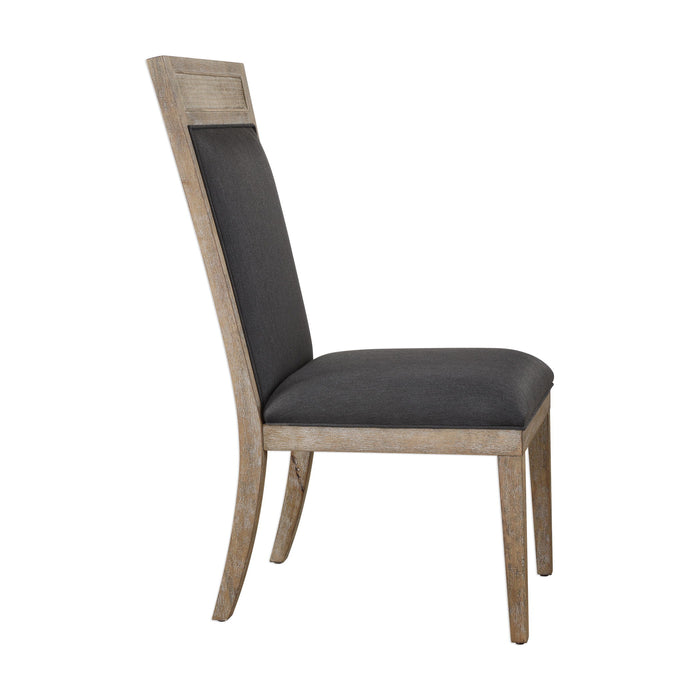 Encore - Armless Chair - Dark Gray