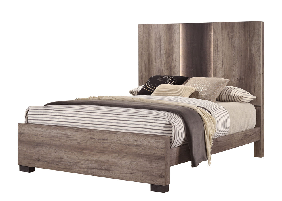 Rangley - Queen Footboard - Dark Gray