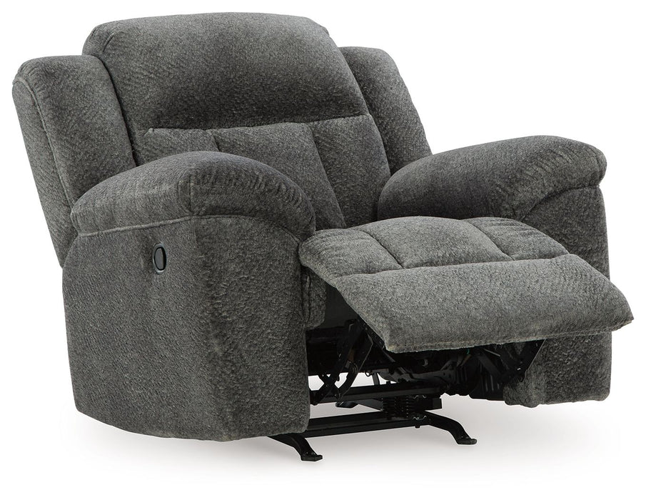 Frohn - Graphite - Rocker Recliner - Fabric