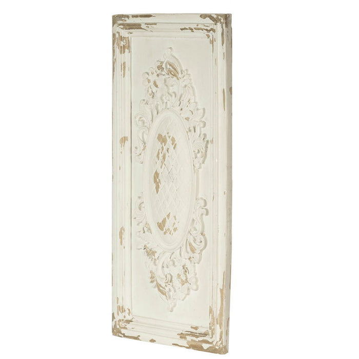 Large Wall Art Panel, Rectangle Wall Sculpture, Wall Decor For Living Room Dining Room Office Bedroom - Cream