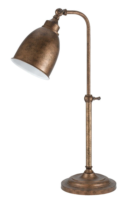 Pharmacy - 25" Height Metal Table Lamp - Rust