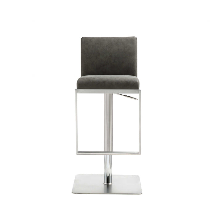 Stainless Steel Bar Chair - Gray / Silver