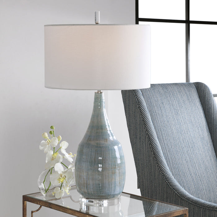 Rialta - Coastal Table Lamp - Blue, Light