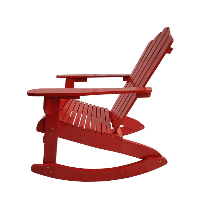 Reclining Outdoor Rocking Adirondack Chair