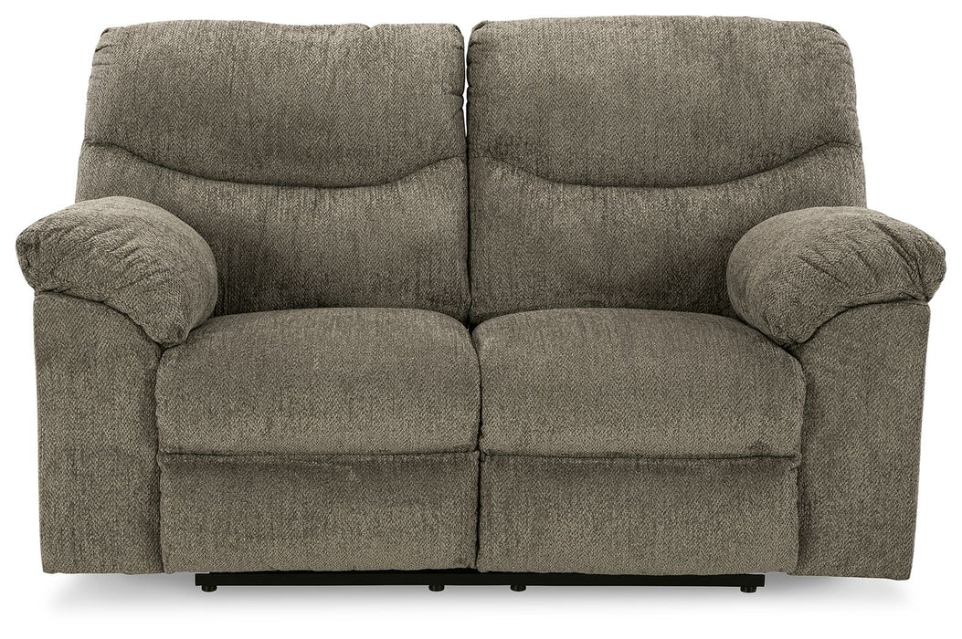 Alphons - Putty - Reclining Loveseat - Fabric