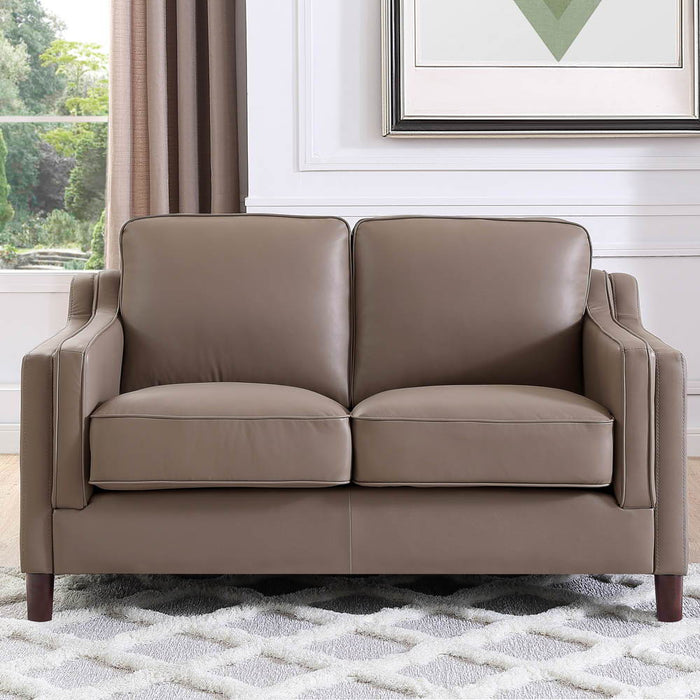 Bella - Top Grain Leather Loveseat