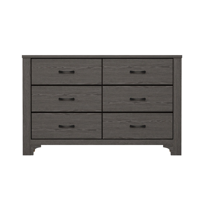 Junipe - 6 Drawer Dresser - Brown