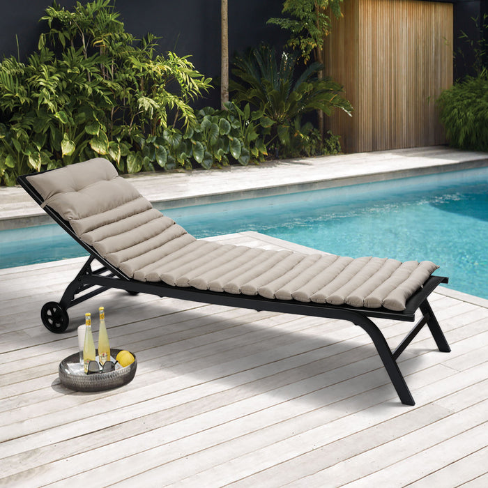 Outdoor Lounge Chair Cushion Replacement Patio Funiture Seat Cushion Chaise - Fabric