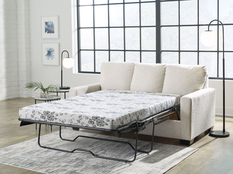 Rannis - Snow - Full Sofa Sleeper - Fabric