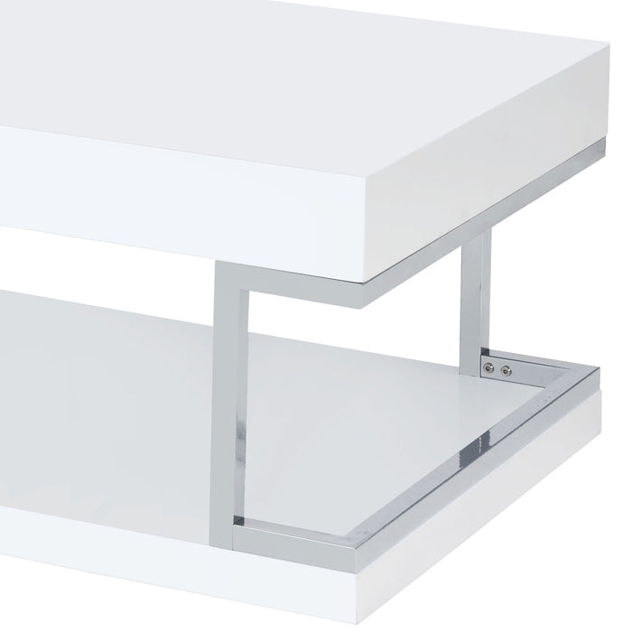 Aspers - Top Coffee Table - White