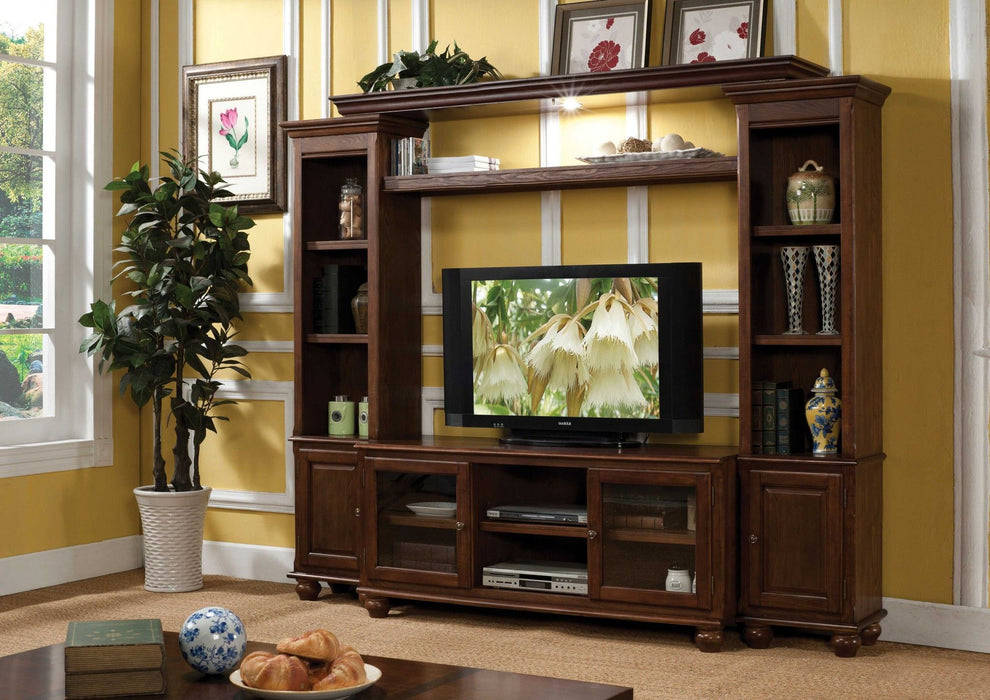 Wood Entertainment Center - Walnut