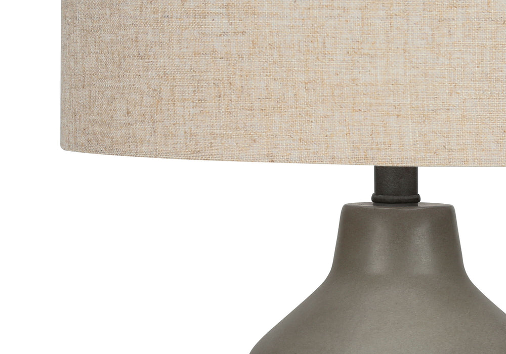 Lighting, Table Lamp, Concrete, Contemporary