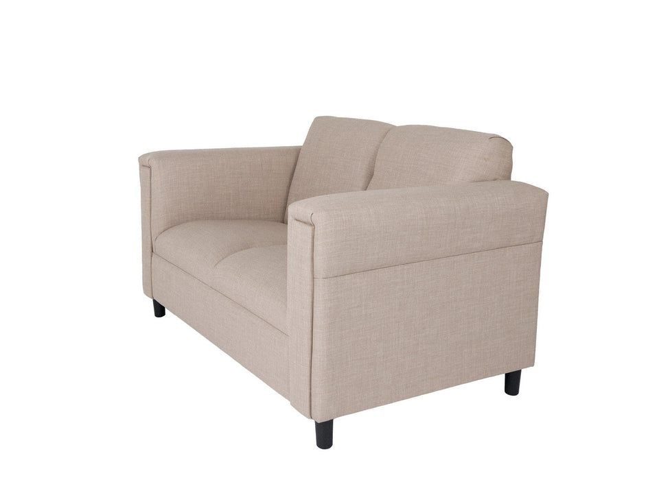 Loveseat - Deep Taupe / Black