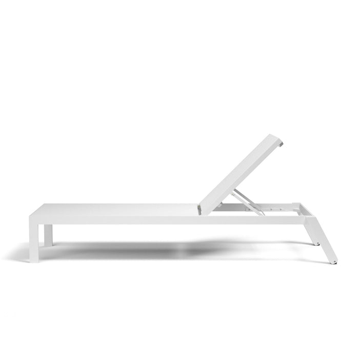 Naples - Stackable Chaise Lounge - White