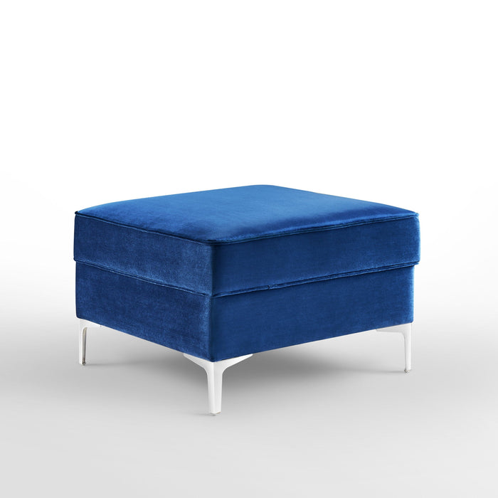 Velvet Storage - Navy Blue / Silver