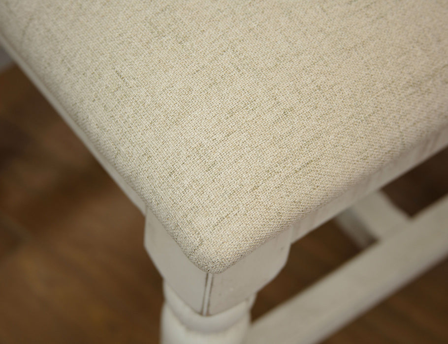 Stone - Chair With Turned Legs - Antique Ivory