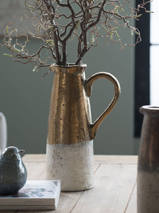 Candia Terracotta Pitcher - Sienna Brown