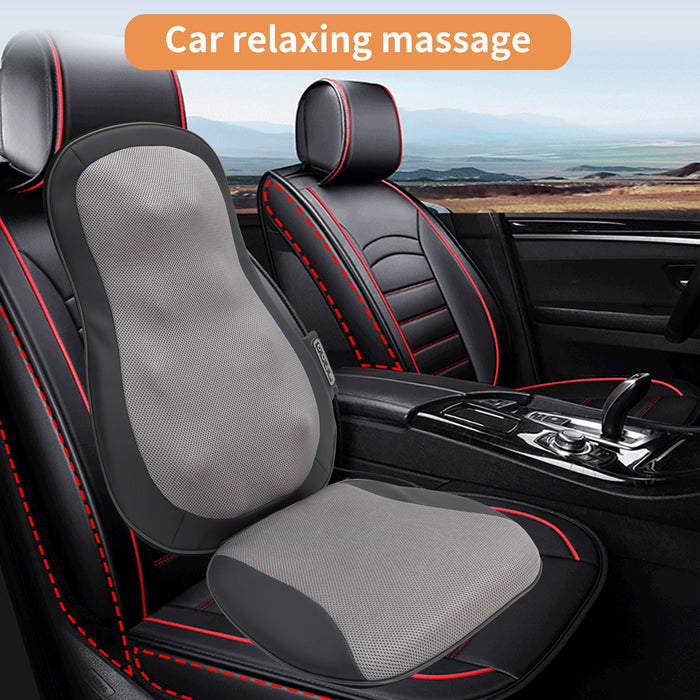 12 Massage Nodes, Full Set Massage Pad, Thai Massage Car Cushion - Gray