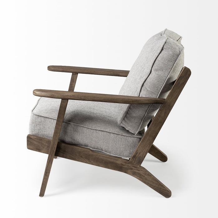 Fabric Arm Chair - Gray