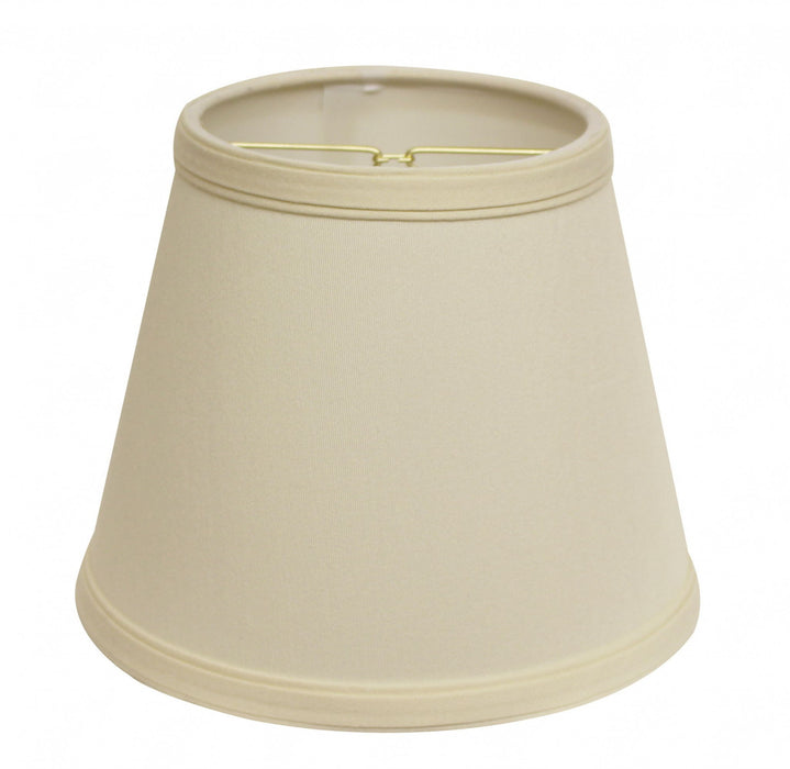 Empire Hardback Slanted No Slub Lampshade - Ivory