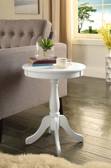 Alger - Accent Table - White