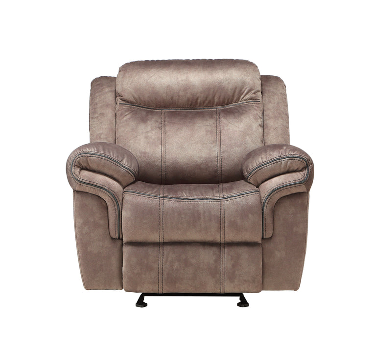 Zubaida - Two Tone Velvet Glider Recliner