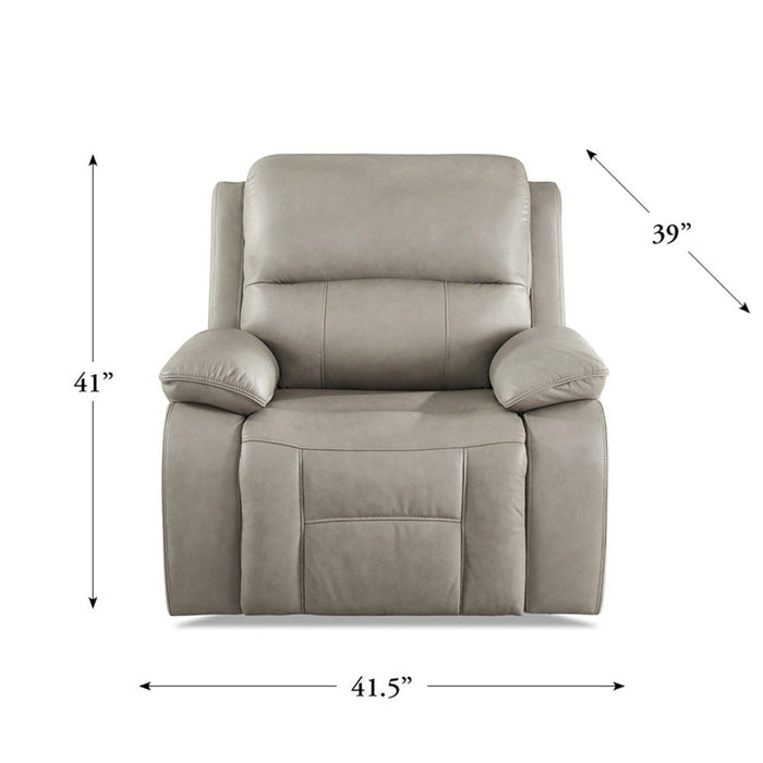 Westminster - Power Headrest Zero Gravity Reclining Recliner - Stone Gray