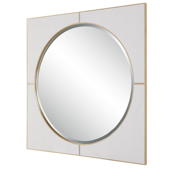 Cyprus - Square Mirror - White