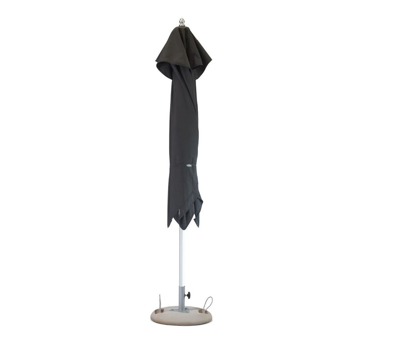 Polyester Square Market Patio Umbrella - Black