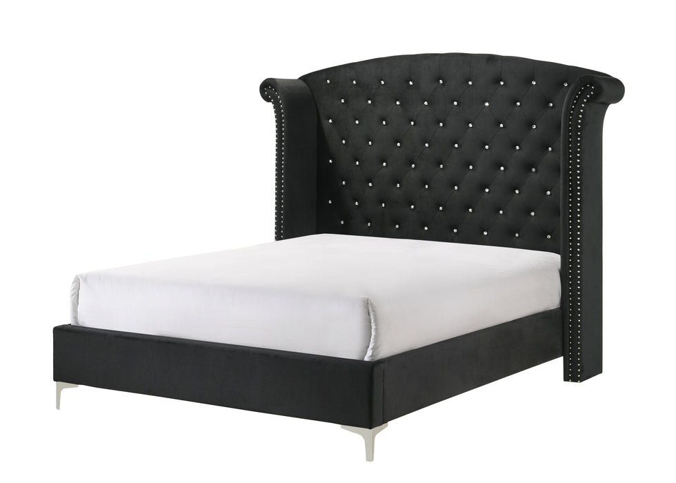 Lucinda - Queen Footboard Rail Slat - Black