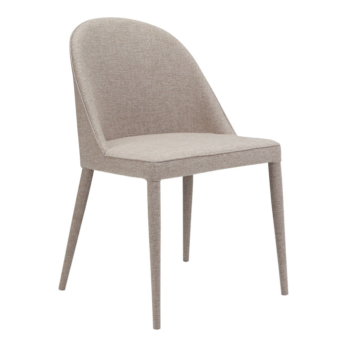 Burton - Fabric Dining Chair - Light Gray - M2