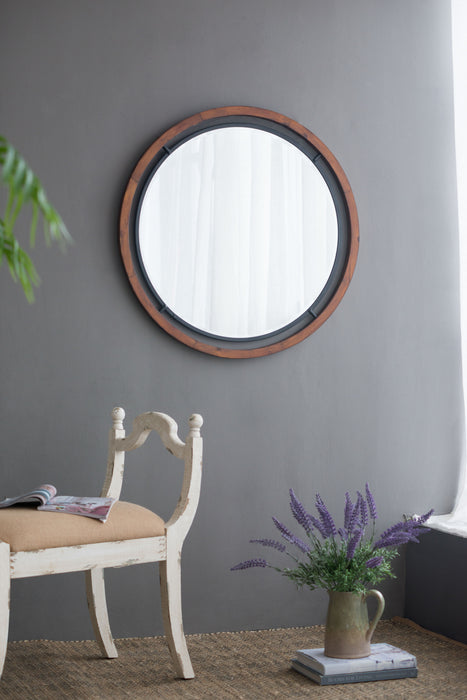 Mogley Wall Mirror - Brown